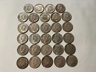 Lot of 29 1964 Kennedy Half Dollars 90% Silver ($14.50 FV), Circulated