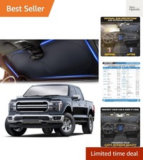 Universal Fit X-large Windshield Sunshade - Keeps Your Truck Cool Protected Universal Fit X-large Windshield Sunshade - Keeps Your Truck Cool Protected