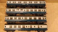 4x Hornby BR Mk1 InterCity Coaches - 00 Gauge.