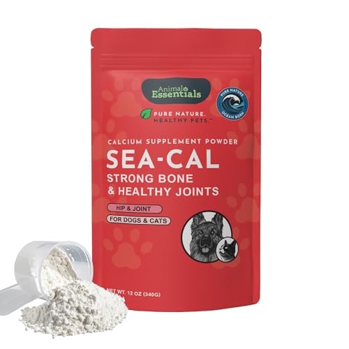 Animal Essentials Seaweed Calcium - Supplement for Dogs and Cats, High 