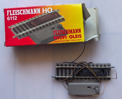 Fleischmann H0 6112, profi Gleis, elektrisches Entkupplungsgleis, Top-Zustand | Zustand: Neu