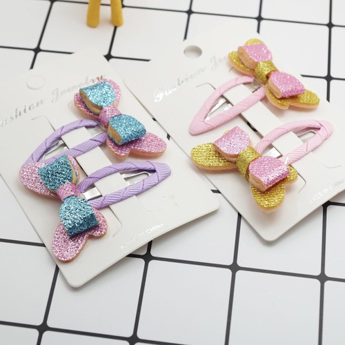 Horquillas a presión para niñas color caramelo 10 piezas pasadores para brillo infantil - Imagen 2 de 11