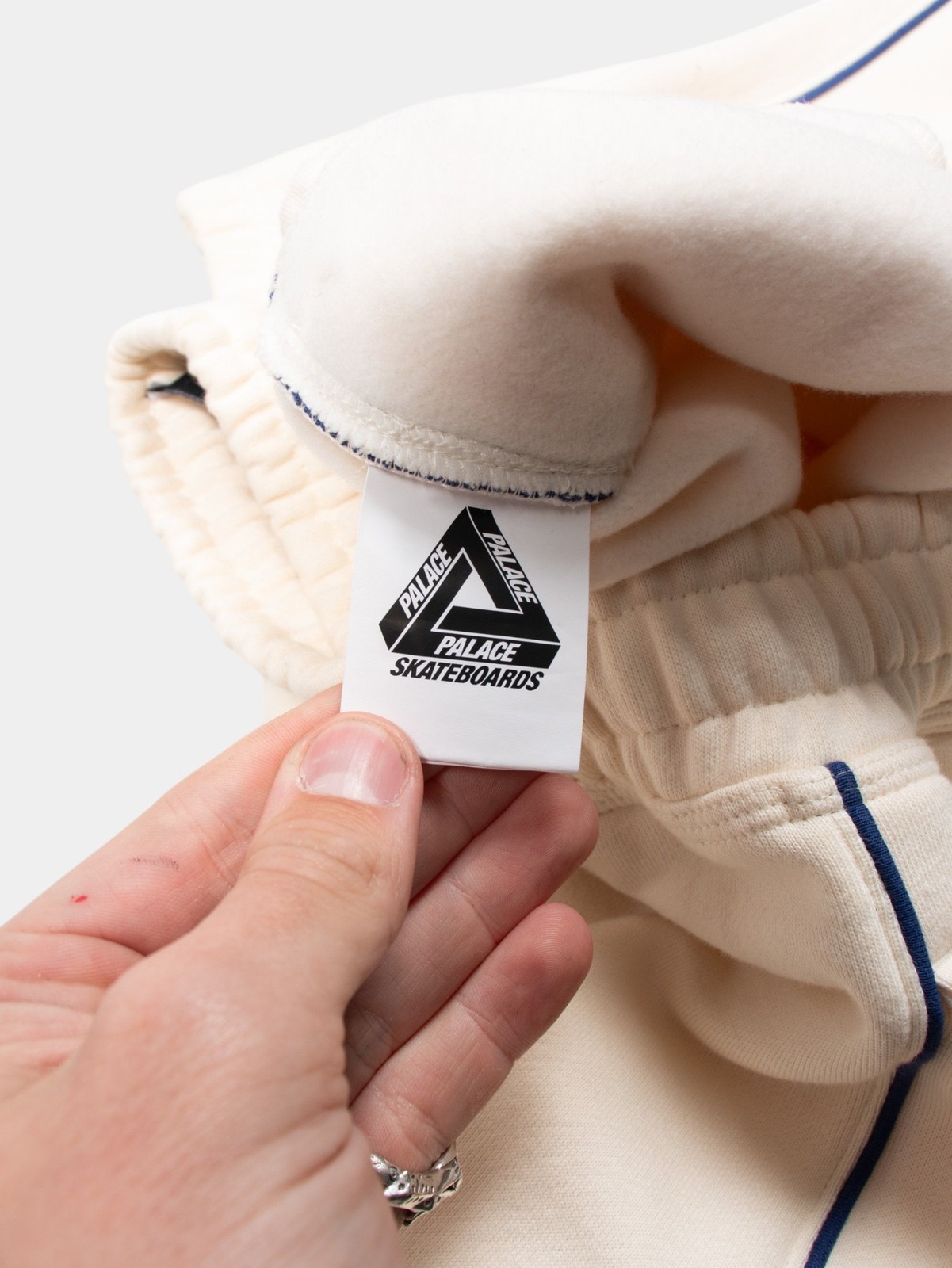 Palace White Italia Joggers Logo Sweatpants L Vintage image 9