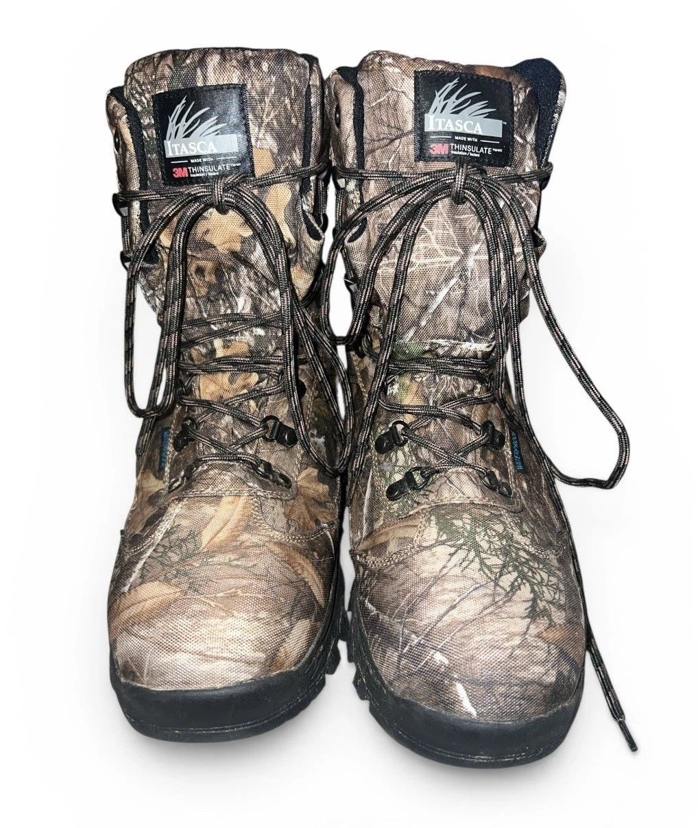 Itasca High Top Camo Waterproof Boot Size 12 600g Thinsulate
Opens in a new window or tab