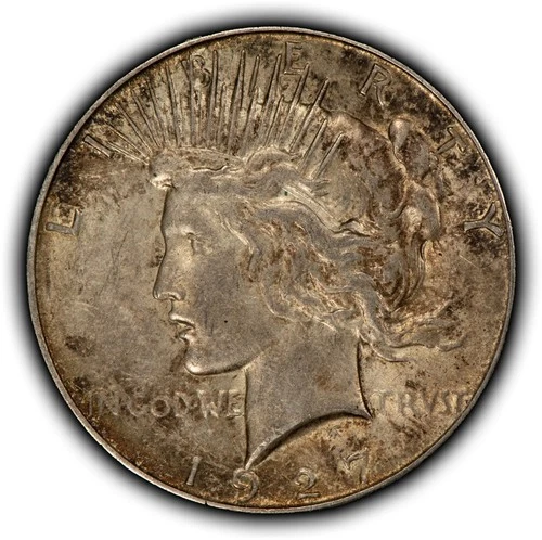 1927-S $1 Silver Peace Dollar - AU Semi Key Date - SKU-D7280