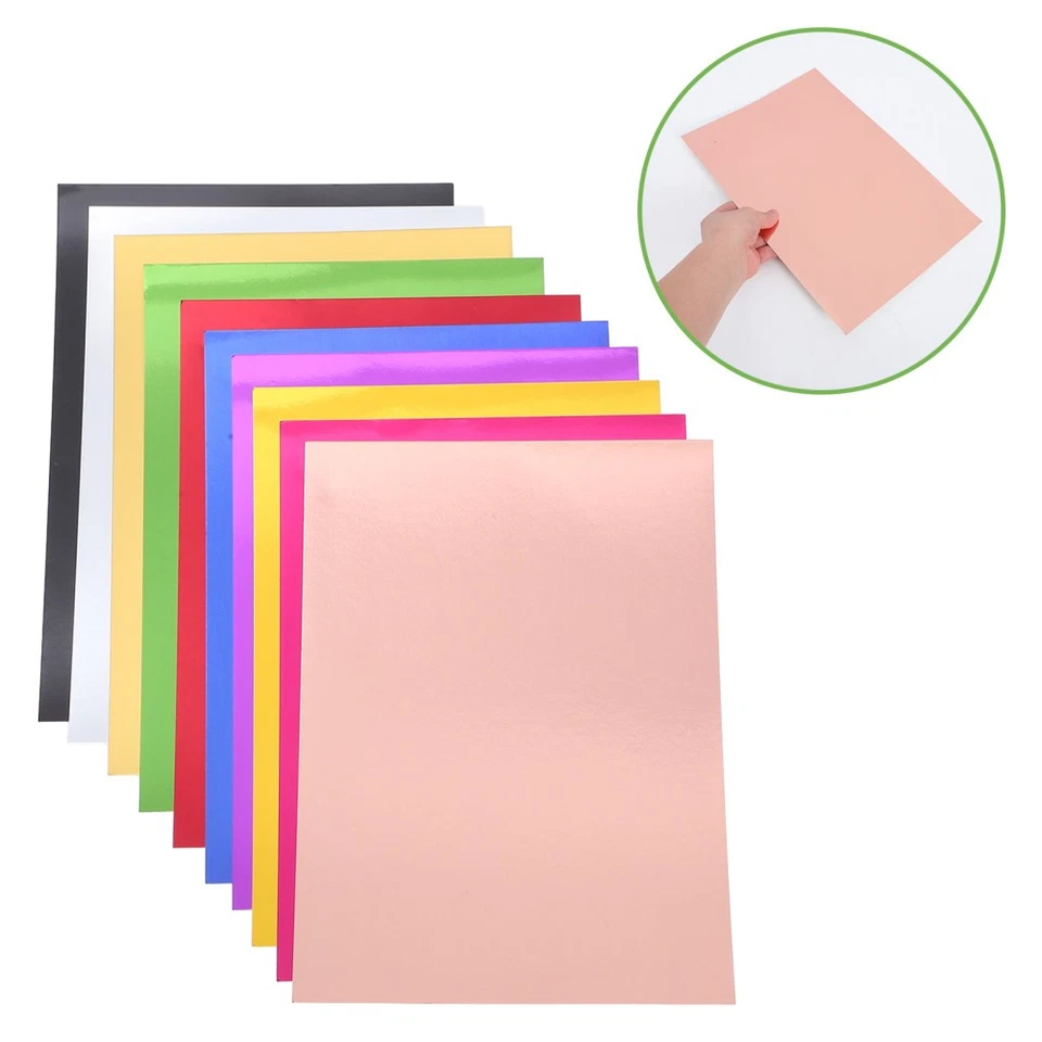  20 Sheets Scrapbook Paper Pads Colour for Craft Cardstock Colored - Image 3 of 4