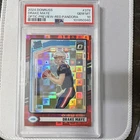 Panini 2024 Donruss Drake Maye #379 Optic Preview Red Pandora Prizm PSA 10
