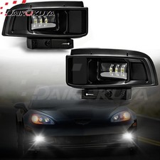 For 2005-10 11 12 2013 Chevy Corvette C6 Led Fog Lights Clear Lens Bumper Lamps For 2005-10 11 12 2013 Chevy Corvette C6 Led Fog Lights Clear Lens Bumper Lamps