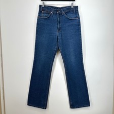 Vintage Levis 517 Orange Tab Jeans Mens 30x32 ALTERED HEM Made in USA Denim