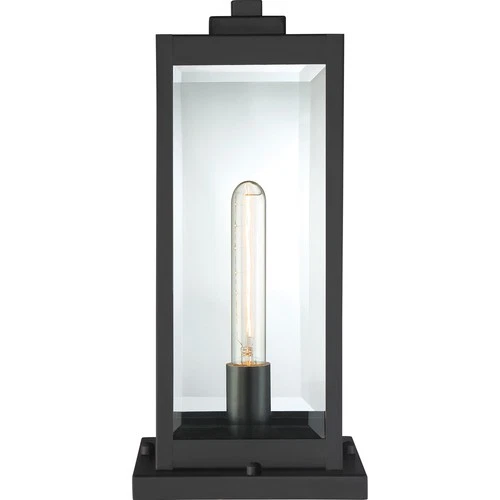 Westover 1-Light Outdoor Lantern in Earth Black - Picture 3 of 6