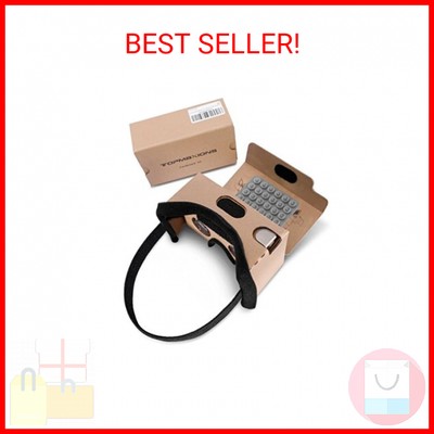 Google Cardboard,Topmaxions 3D VR Virtual Reality DIY VR Headset for 3D Movies a