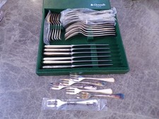 Posate da tavola Christofle Luc Lanel AMERICA 6 persone 30 pezzi argentate come nuove