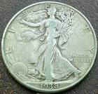 US 1938-D Walking Liberty Half  **