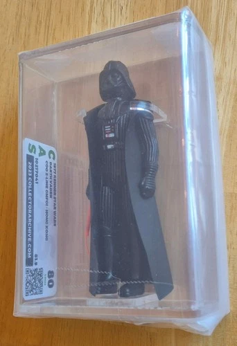 Vintage Star Wars Darth Vader CAS 80 AFA 1977 81.9 loose graded figure with COA
