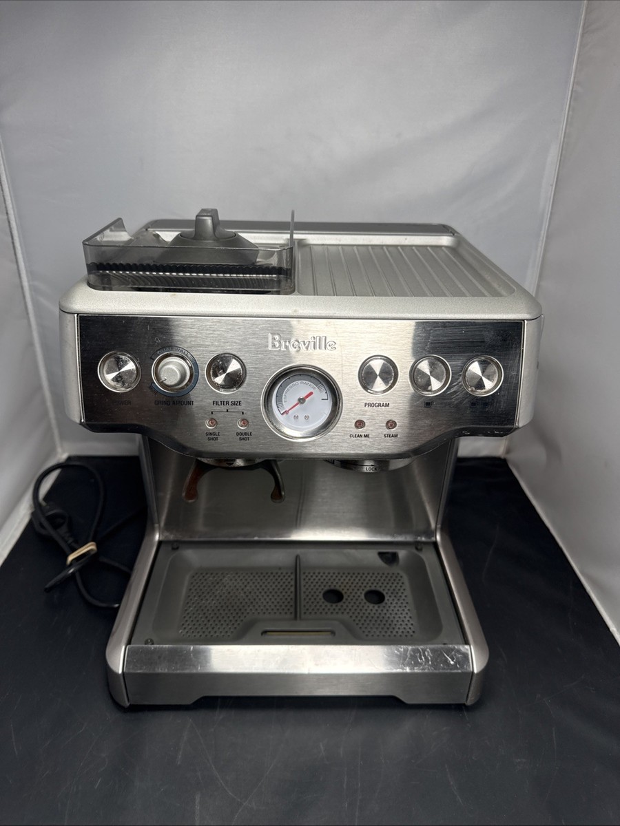 Breville BES860XL Barista Express Espresso Machine Grinder AS-IS