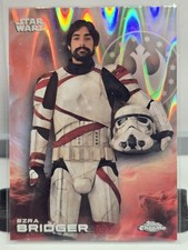2025 Topps Chrome Star Wars 39 EZRA BRIDGER WAVE Refractor