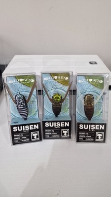 3er Set Jackall SUISEN Topwater Angelköder Döbelangeln...... Harmony Baits 