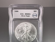 American Eagle MS 69 Graded 1999 Silver Bullion Coins for sale | eBay