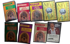 lot 9 old time Radio Reruns Golden age shows Cassette Tapes comedy broadcasts