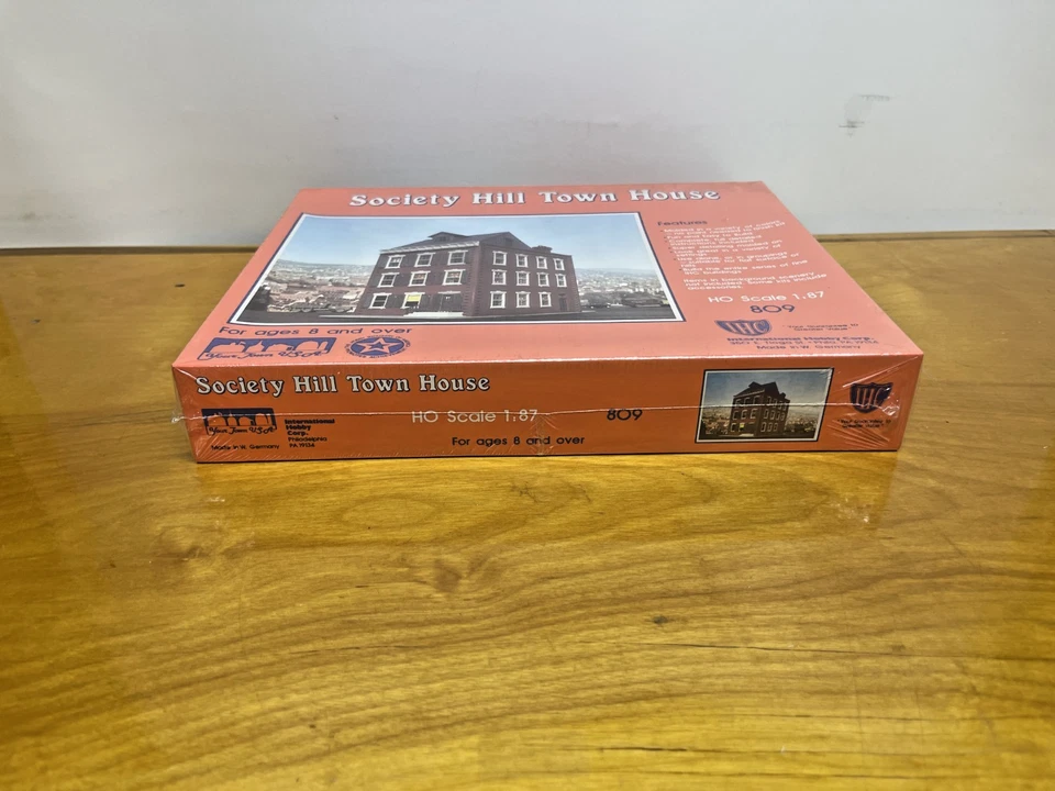 Vintage German IHC Society Hill Town House HO 1:87 Scale Model Kit #809 SEALED - Image 2 of 4