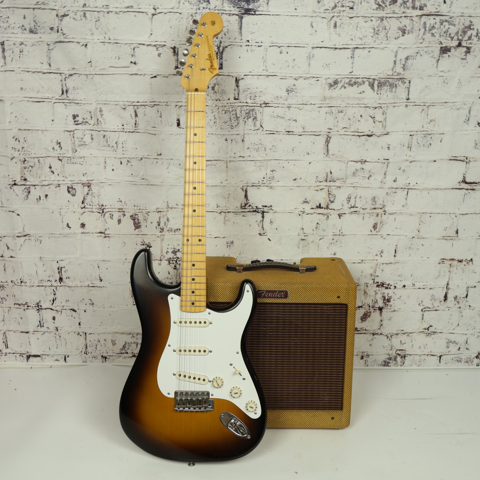 Fender George Fullerton 50th Anniversary 1957 Stratocaster Guitar / Amp Set