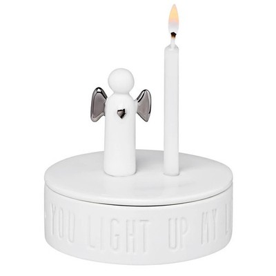 Engelslicht You light up silber Dose 7x6,5cm Herzstücke von Räder