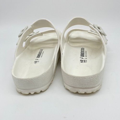 Birkenstock Arizona Essentials donna 9,5 fibbie bianche 1104 - Foto 5 di 9