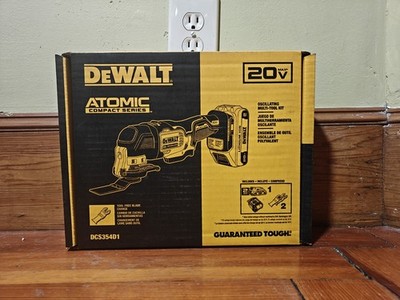 DEWALTATOMIC 20V MAX Cordless Brushless Oscillating Multi Tool with 2Ah Battery 