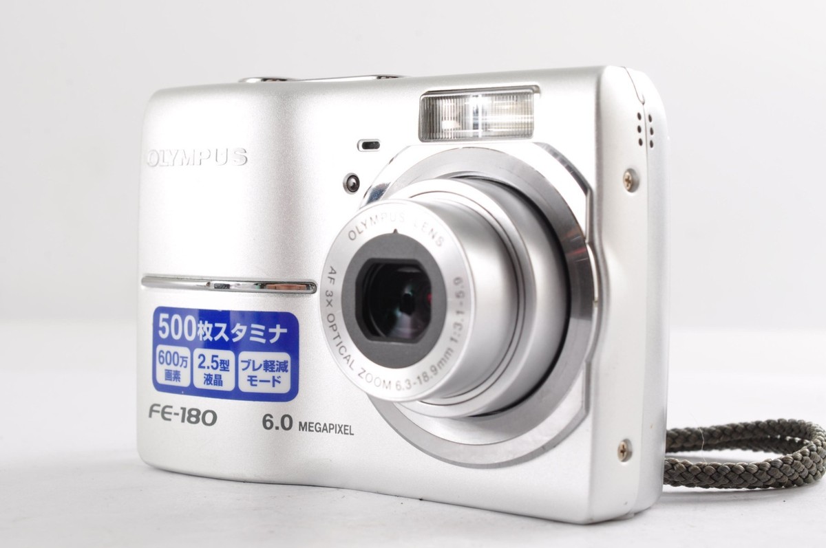 超美品 OLYMPUS FE-180 Olympus FE-180 Silver 6.0MP Digital Camera [Exc+5] (K10027275