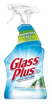 Glass Plus Glass Cleaner, 32 Fl Oz Bottle, Multi-Surface Glass Cleaner 0.28 per fl oz