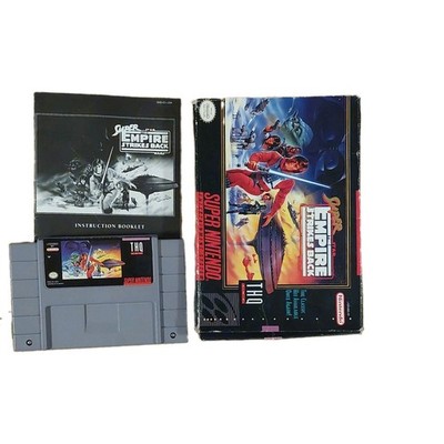 THQ Super Star Wars: The Empire Strikes Back SNES w/ Box & Manual NTSC-U/C