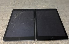 Lot Of 2- Apple iPad 5th Gen 32GB Unlocked- Cracked Screen- Grade C