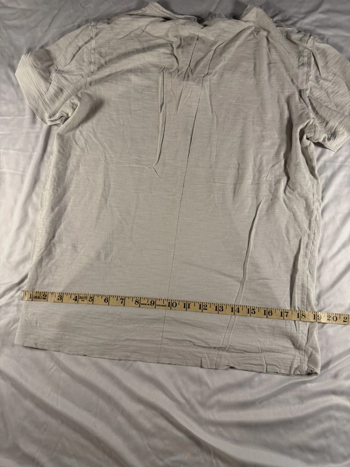 Camisa Theory Henley Manga Corta Arena Clara Talla M Foto 4 de 4