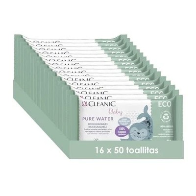 Cleanic Baby Tücher Eco Pure Water 800 Stück 50x16 Feuchttücher