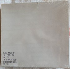 5,25 Floppy Disketten 10x 5.25" 2HD, IBM-PC-Compatible, Neu & OVP
