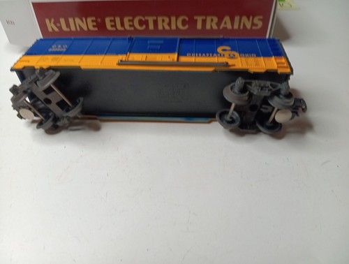 K-Line Trains K-640802 CHESAPEAKE & OHIO Classic Boxcar In Original Box - Picture 10 of 13
