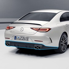 CLS 53 AMG Heck Diffusor CLS C257 Original Mercedes-Benz Chrom Auspuffblenden
