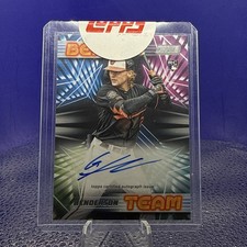 2023 Topps Stadium Club - Beam Team Autographs Gunnar Henderson  /25 RC sealed