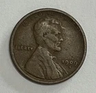 1909-S Lincoln Wheat Cent Very Good Condition Key Date