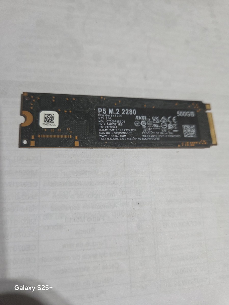 Crucial P5 PLUS 500GB M.2 2280 Internal SSD CT500P5SSD8 | eBay