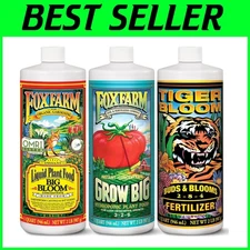 Hydroponic Fertilizer Trio: Big Bloom, Grow Big, Tiger Bloom