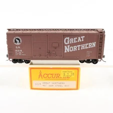 Accurail HO Great Northern GN 40' AAR Steel Double Door Box Car Kit Built 3215