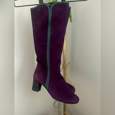 Arche Ln Purple Periko Knee Suede Boots ~ Size 40