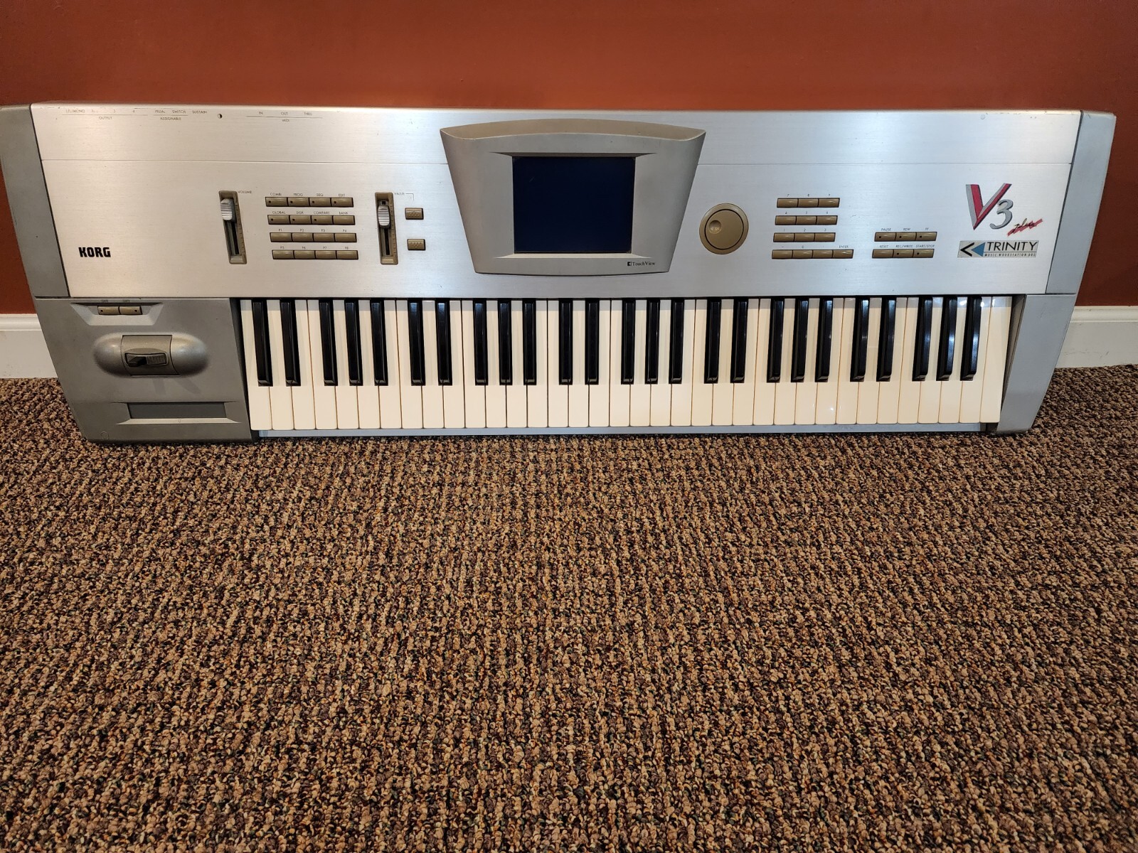 極上】奇跡のコンディションKORGトリニティproX純正スタンド付き