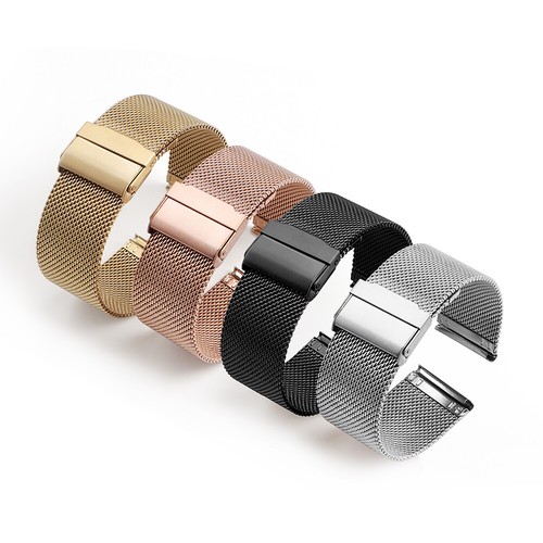0.6mm Mesh Milanese Metal Watch Band 18mm 8-24mm Stainless Steel Strap Bracelet - Picture 1 of 27