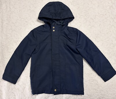 Gap Kids Cold Control Boys’ Youth Navy Blue Parka Winter Coat Jacket Size  Medium
