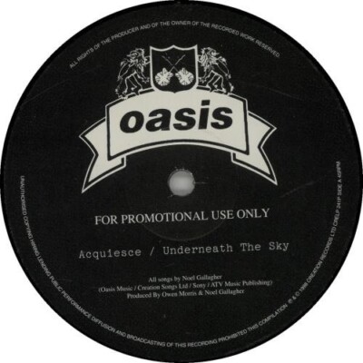 Oasis    The Masterplan 12'' Promo Sampler 1998 CRELP 241P