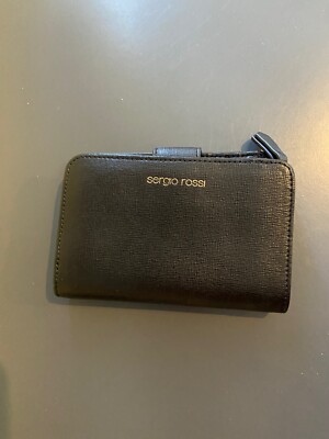 sergio rossi Wallet  Made in Italy Black