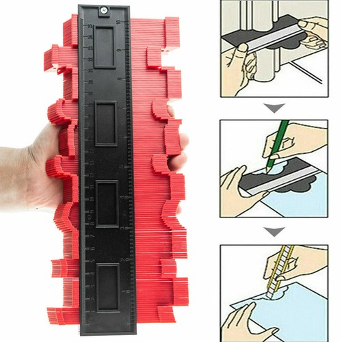 10" Shape Contour Copy Duplicator Circular Frame Profile Gauge Edge Ruler Tool - Picture 8 of 14