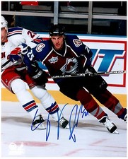 Colorado Avalanche SHJON PODEIN Signed Autographed 8x10 Pic D